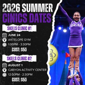 Image post by @gcucheerleaders on Instagram