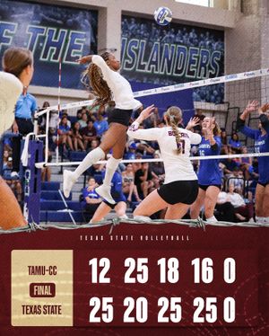 Image post by @txstatevolleyball on Instagram