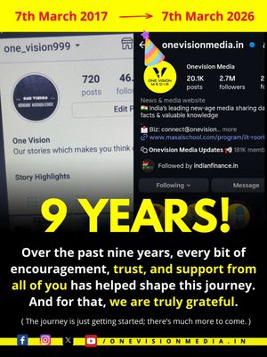 Image post by @onevisionmedia.in on Instagram
