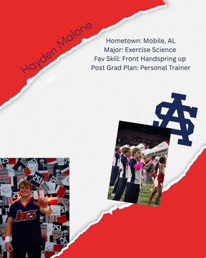 Image post by @southalabama.cheerleading on Facebook