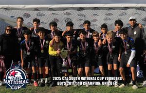 Image post by @calsouthsoccer on Instagram