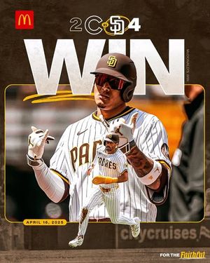 Image post by @padres on Instagram