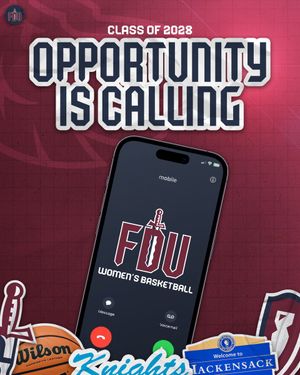 Image post by @FDUKnightsWBB on Twitter