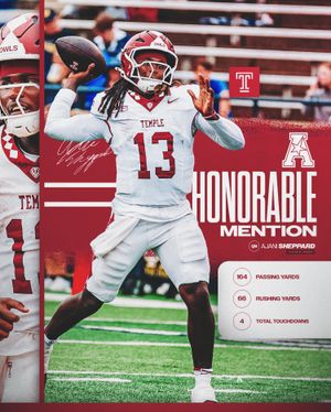 Image post by @temple_fb on Instagram