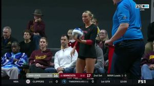 Video post by @OhioStateWVB on Twitter