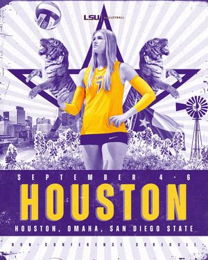 Image post by @lsuvolleyball on Twitter