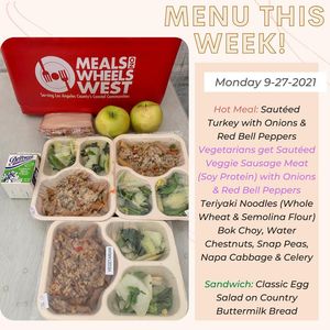 Image post by @mealsonwheelswest on Instagram