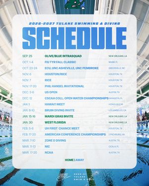 Image post by @tulaneswimdive on Instagram