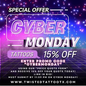Image post by @twistedtattootx on Instagram