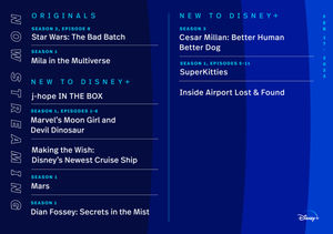 Image post by @DisneyPlus on Twitter