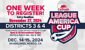 Image post by @calsouthsoccer on Instagram