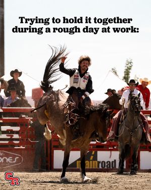 Image post by @cloverdalerodeo on Instagram