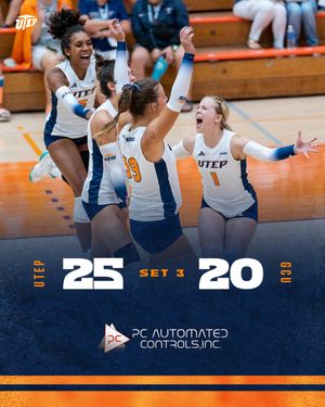 Image post by @UTEPVB on Twitter