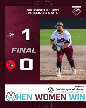 Image post by @siu_softball on Instagram