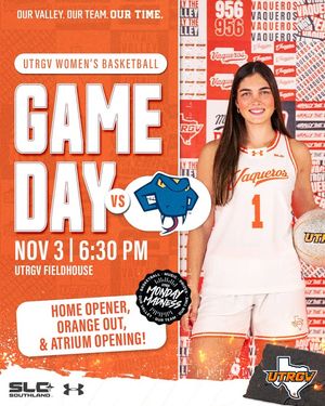 Image post by @UTRGVwbb on Facebook