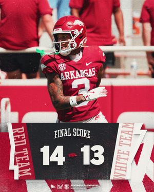 Image post by @RazorbackFB on Twitter