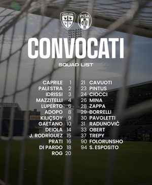 Image post by @cagliaricalcio on Instagram