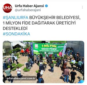Image post by @urfahaberajansi.tr on Instagram