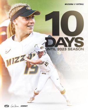 Image post by @MizzouSoftball on Twitter