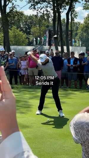Video post by @livgolfleagueofficial on Facebook