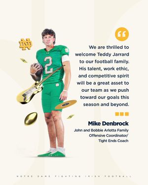 Image post by @ndfootball on Instagram