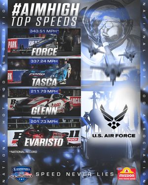 Image post by @NHRA on Twitter