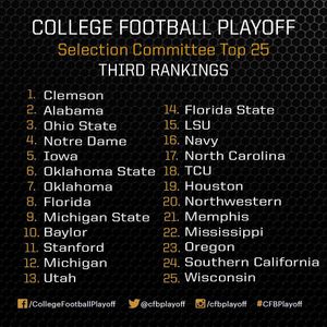 Image post by @cfbplayoff on Instagram