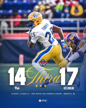 Image post by @Pitt_FB on Twitter