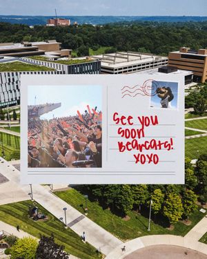 Image post by @uofcincy on Twitter