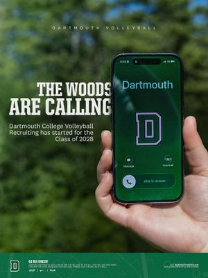 Image post by @dartmouthvball on Instagram