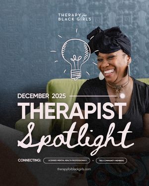 Image post by @therapyforblackgirls on Instagram