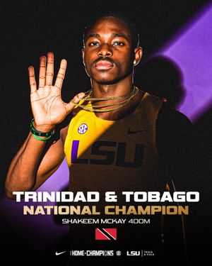 Image post by @lsutrackfield on Instagram