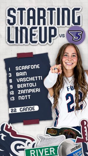 Image post by @FDUKnightsWVB on Twitter
