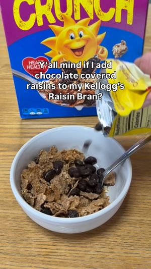 Video post by @KelloggsRaisinBran on Facebook