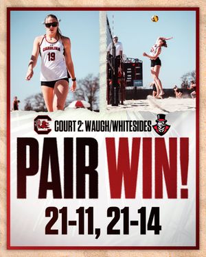 Image post by @GamecockBeachVB on Twitter