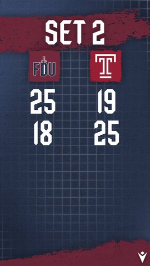 Image post by @FDUKnightsWVB on Twitter/X