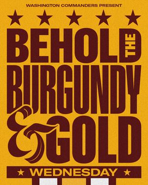 Image post by @Commanders on Twitter