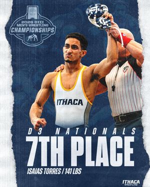 Image post by @ithacawrestling on Instagram