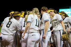 Image post by @umichsoftball on Twitter