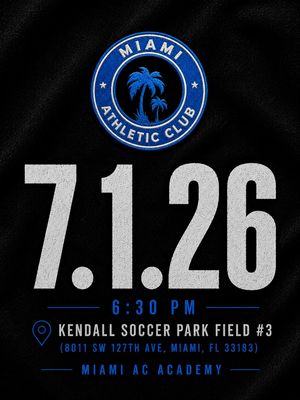 Image post by @miamiathleticclub2022 on Instagram