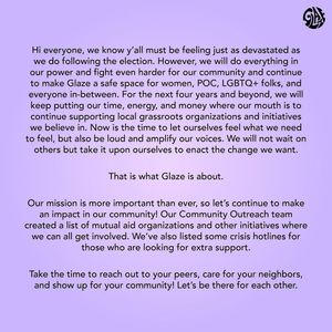 Image post by @glazezine on Instagram