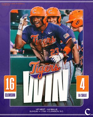 Image post by @clemsonbaseball on Instagram