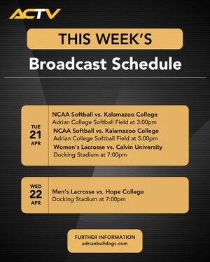 Image post by @adriancollegetv on Instagram