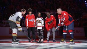 Video post by @Capitals on Facebook