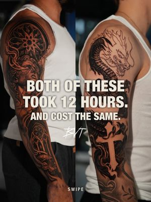 Image post by @badvibestattoos on Instagram