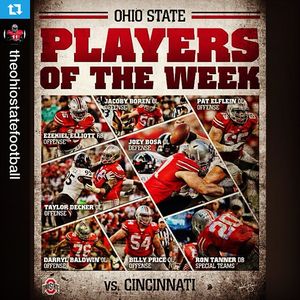 Image post by @ohiostathletics on Instagram