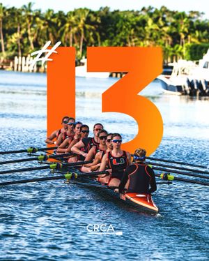 Image post by @canesrowing on Instagram
