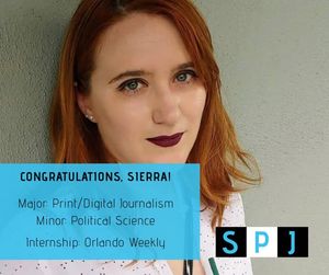 Image post by @ucfspj on Facebook