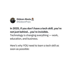 Image post by @gideonpraix on Instagram