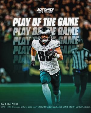 Image post by @Eagles on Twitter/X